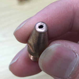 Figure 3: A worn contact tip