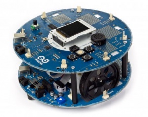 The robot being used in place of smart cars.