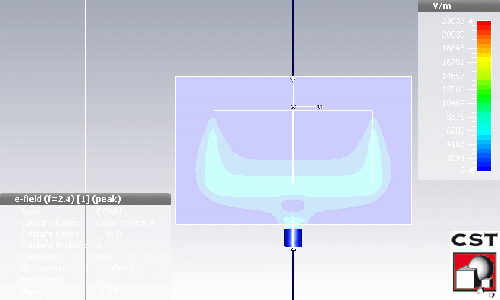 Impact of wall 1 e field abs.gif